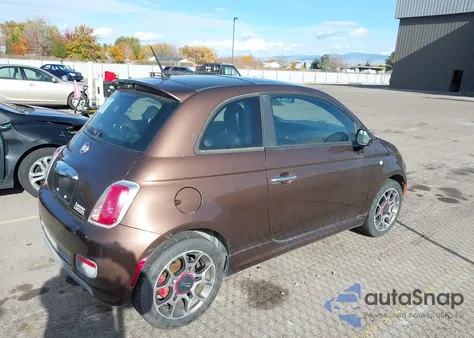 2012 Fiat 500 Sport from USA, damaged, VIN 3C3CFFBR5CT149137